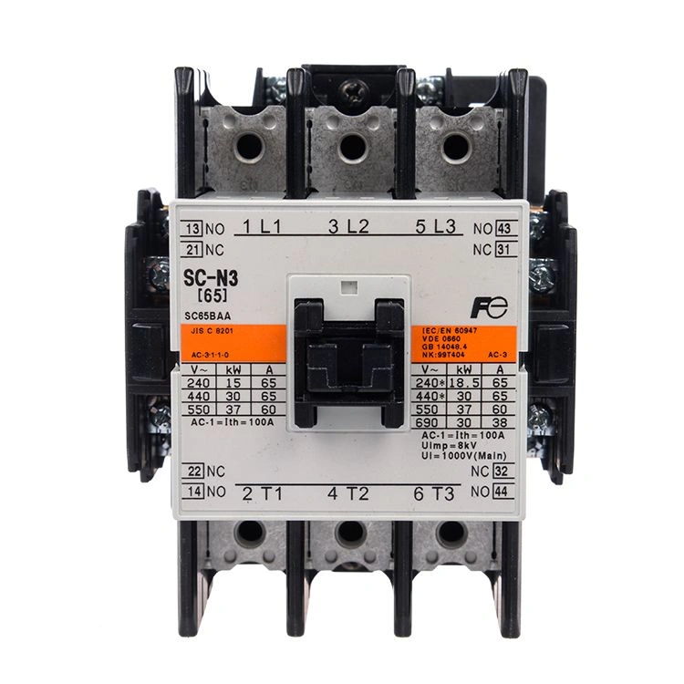 Contactor Fuji SC-N3 110V 65A 30kW 2NO+2NC
