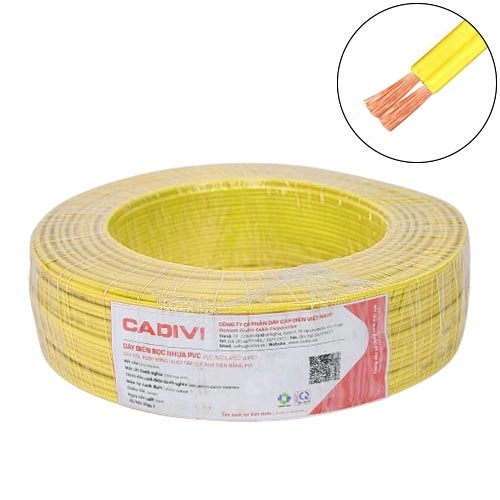 Dây điện Cadivi VCmd/LF-2x0.5 (Vàng) -- 56017226