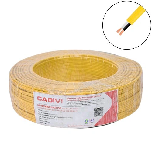 Dây điện Cadivi VCmo/LF-2x0.75 (Vàng) -- 56017374