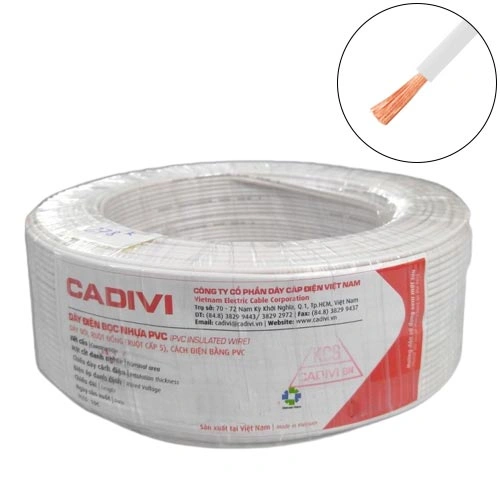 Dây điện Cadivi VCm/LF-2.5 (Trắng) -- 56017314
