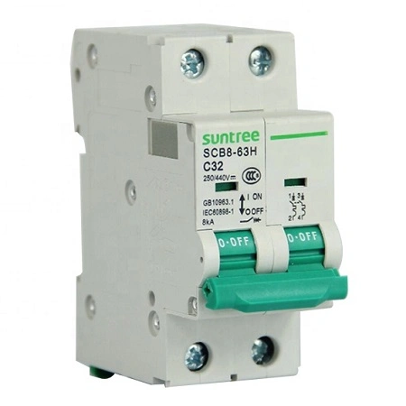 MCB Suntree SCB8-63H 32A 2P
