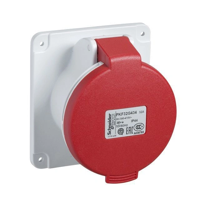 Ổ cắm và Phích cắm Schneider PKF32G435 Số cực – 4P E, 400V