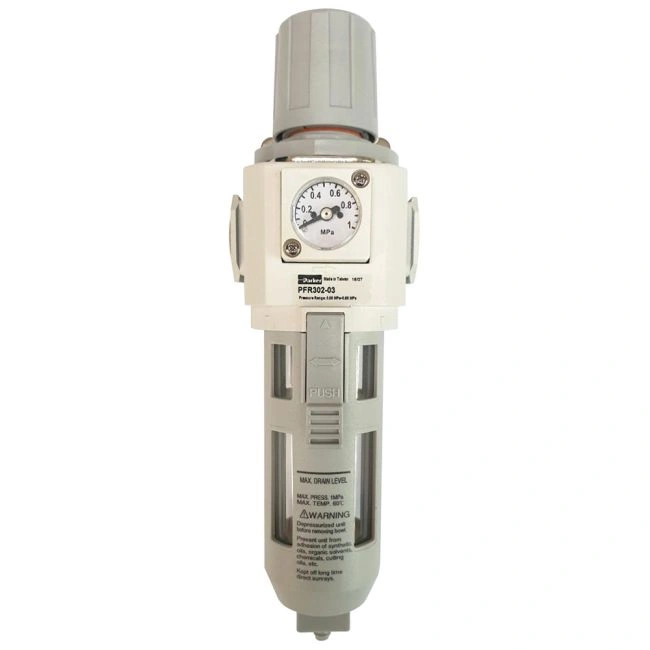 Bộ Lọc Khí – Chỉnh Áp Xả Tay Parker Size 3/8 PFR302-03