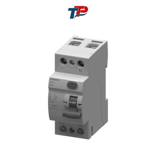 Cầu dao chống rò RCCB 2P 230VAC 100mA 25A Siemens