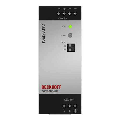 Nguồn PS1000 24V DC 20A AC 200-240V 1 pha Beckhoff