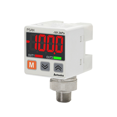 [PSAN-D01CV-NPT1-8] Cảm biến áp suất PSAN 100kPa NO NPN 12-24V Autonics