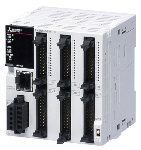 PLC 48I/48O trans source, ETH, nguồn DC series FX5UC Mitsubishi