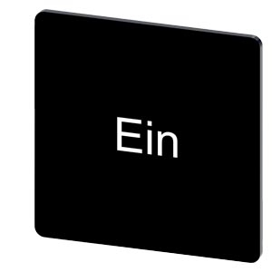 Tấm nhãn ghi chữ “Ein” 27x27mm Siemens