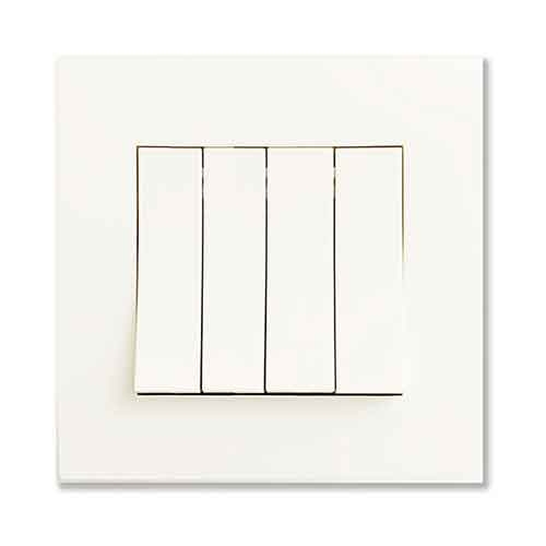 Công tắc bốn 2 chiều 16AX màu trắng KB34S Schneider