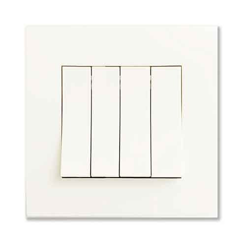 [KB34S-WE-G19] Công tắc bốn 2 chiều 16AX màu trắng KB34S_WE_G19 Schneider