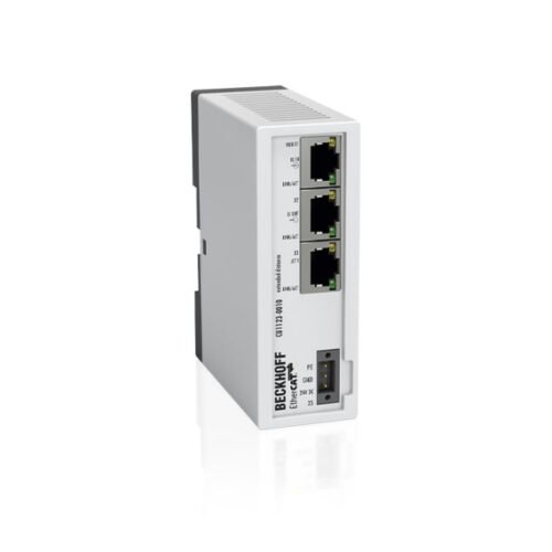 Infrastructure, 3-port junction, EtherCAT, 100 Mbit/s, 24 V DC, RJ45, Extended Distance - Beckhoff