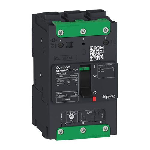 MCCB ComPact NSXm 125A 25kA 3P 380/415V 50Hz Schneider
