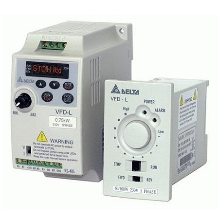 – Biến tần 0.75kW 1 pha 220V 1-400HZ DIN RAIL Delta