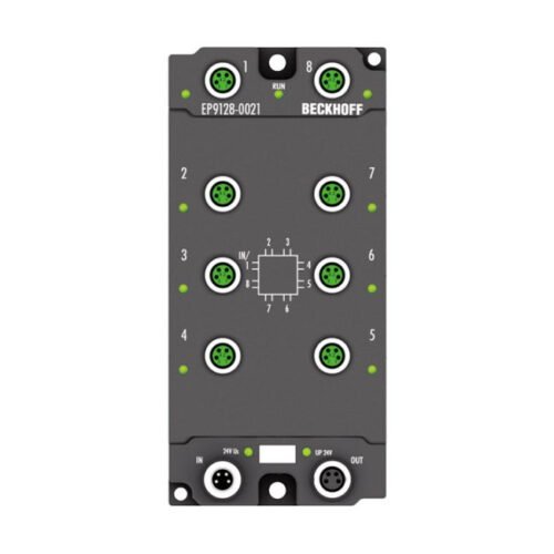 [EP9128-0021] EtherCAT Box 8 cổng junction EtherCAT - Beckhoff