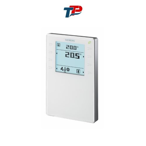 Bộ điều khiển phòng KNX PL 7.5mA LCD 8 nút, CB T°, trắng Siemens