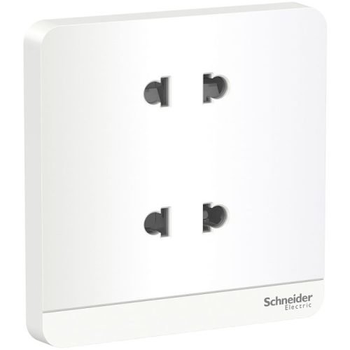 [E83426U2-WE-G19] Ổ cắm đôi 2 chấu 16A màu trắng E83426U2_WE_G19 Schneider