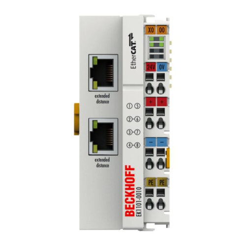 Coupler EtherCAT với công tắc ID, khoảng cách mở rộng Beckhoff