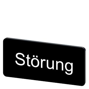 Tấm nhãn ghi chữ "Störung" 12.5x27mm Siemens