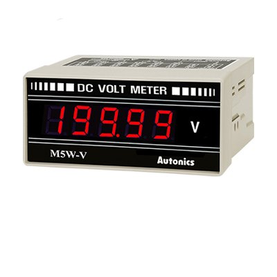 [M5W-DV-4] Đồng hồ đo điện áp DC 5 số W96×H48mm (110V, 220V - 96x48mm) - Autonics