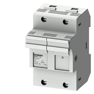 Đế cầu chì trụ SENTRON 14×51 1P+N 50A 690V Siemens