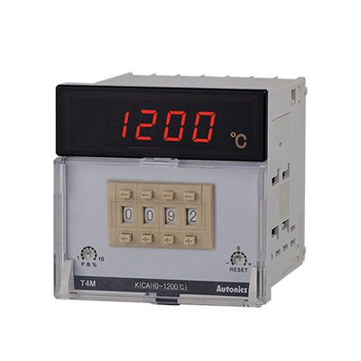 Bộ điều khiển nhiệt độ 72x72mm, điện áp 110V/220V, series T4M Autonics