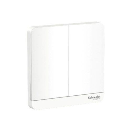 [E8332L1LED-WE-G19] Công tắc đôi 1 chiều có đèn 16A Schneider