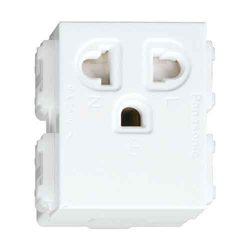 Ổ cắm đơn có màn che và dây nối đất Panasonic