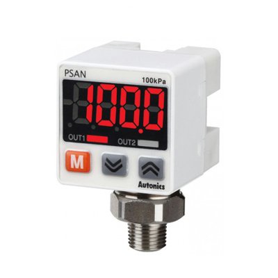 Cảm biến áp suất PSAN-C01CPA-RC1/8 100kPa (NO, PNP - 12V, 24V - Áp suất nén) - Autonics