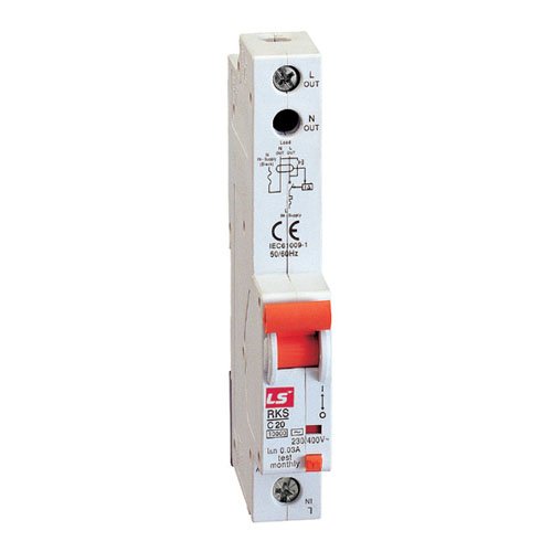 RKS 1P+N 6A – CB chống giật RCBO 10kA 30mA 1 pha LS