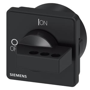 Tay xoay 3LD3 đen 66x66 có khóa Siemens