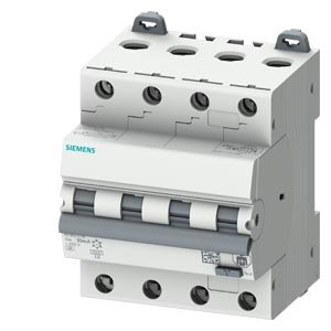 – RCBO 4P loại A, 6kA, B 10A, 400V, 30mA Siemens
