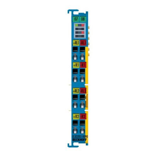 EtherCAT Terminal, 2-channel analog input, temperature, RTD (Pt100), 16 bit, Ex i, TwinSAFE SC - Beckhoff