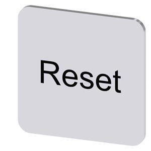 – Tấm nhãn ghi chữ “Reset” 22x22mm Siemens