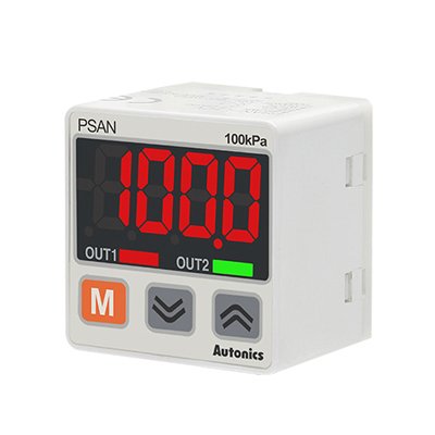 Cảm biến áp suất PSAN-01CPA-R1/8 100kPa (Áp suất dư - NO, PNP - 12V, 24V) - Autonics