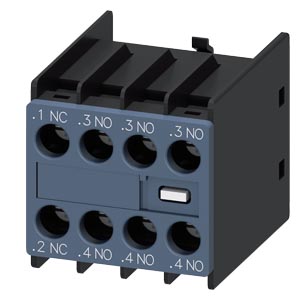 Auxiliary switch, on the front, 3 NO + 1 NC (gắn trước mặt contactor)