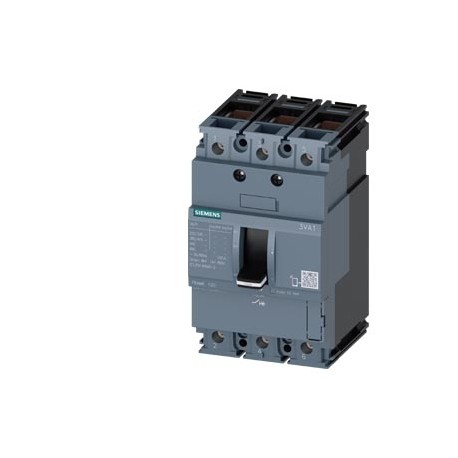 MCCB Siemens 3VA1  3-pole, Icu=16 kA,  In = 2A - 160A