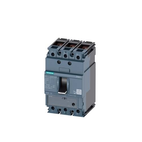 MCCB Siemens 3VA1  3-pole, Icu=55 kA,  In = 2A - 160A