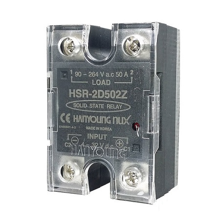 [HSR-2D502Z] Rơ le bán dẫn 50A 1 Pha - Hanyoung
