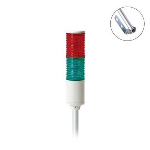 Đèn tín hiệu 2 tầng 55mm 24V màu đỏ xanh lá series HY-TN Hanyoung