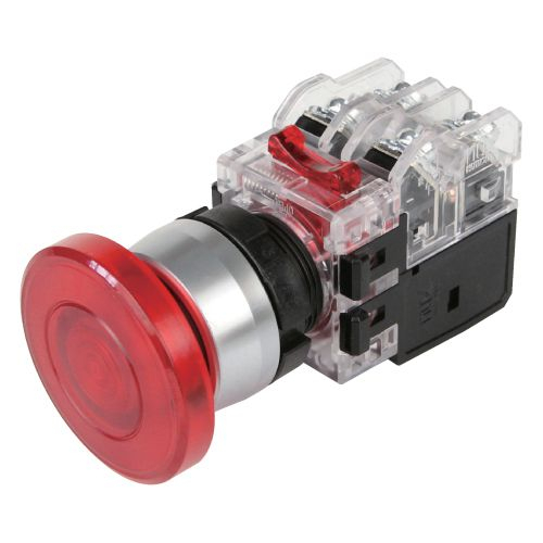 Công tắc dừng khẩn Đèn Đỏ 12-24V 22mm (12V, 24V) - Hanyoung