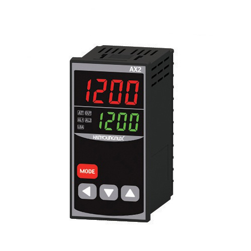 [AX2-1A] Bộ điều khiển nhiệt độ (Ngõ ra Rơ le bán dẫn (SSR) + 2 Rơ le) (96x48mm - 110V, 220V) - Hanyoung