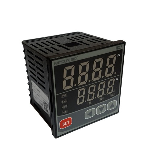 Bộ điều khiển nhiệt độ 72x72mm, điện áp 110-220V, series HX Hanyoung