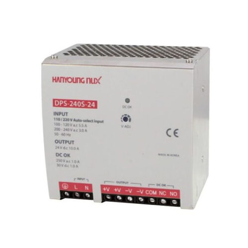 Bộ nguồn 240W 24VDC gắn thanh ray series DPS Hanyoung