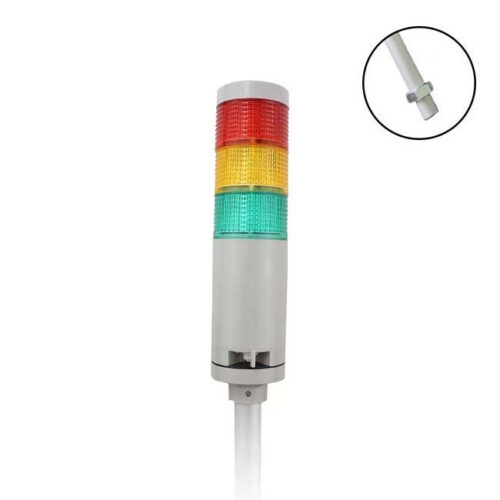 Đèn tín hiệu đường kính 40mm, điện áp 110-220V, màu Đỏ/Vàng/Xanh lá, có còi, series STL Hanyoung