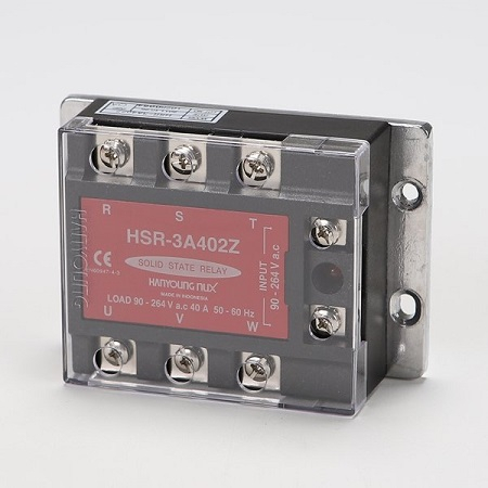 [HSR-3A402Z] Rơ le bán dẫn 40A 3 Pha - Hanyoung