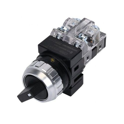 Công tắc xoay 2 vị trí đường kính 25mm tự giữ series CRS Hanyoung