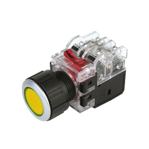 Nút nhấn giữ 25mm Vàng 1NO+1NC 110-220V MRX-NA1A0Y Hanyoung