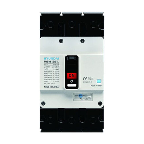 [HGM125L-F-3P-50A] MCCB 3P 50A 55kA 125AF HGM Hyundai
