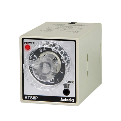 Timer off delay analog, đế 8 chân, 24V, series ATS Autonics