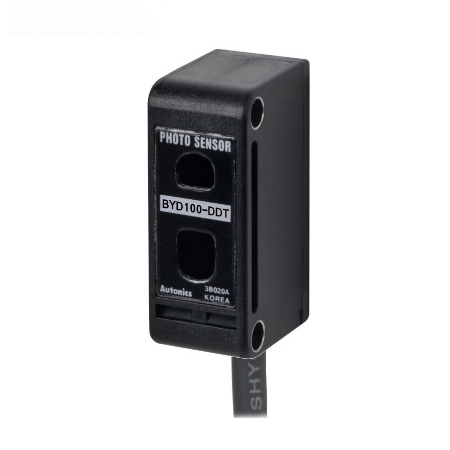 [BYD100-DDT] Cảm biến quang phản xạ khuếch tán BYD100-DDT khoảng cách 10cm, 12-24VDC, NPN Autonics